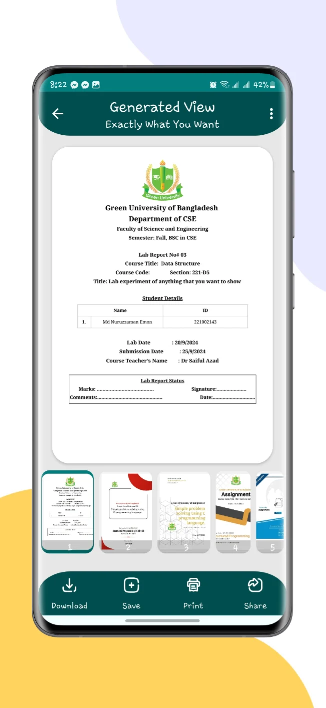 Cover Page Generator screenshot 4
