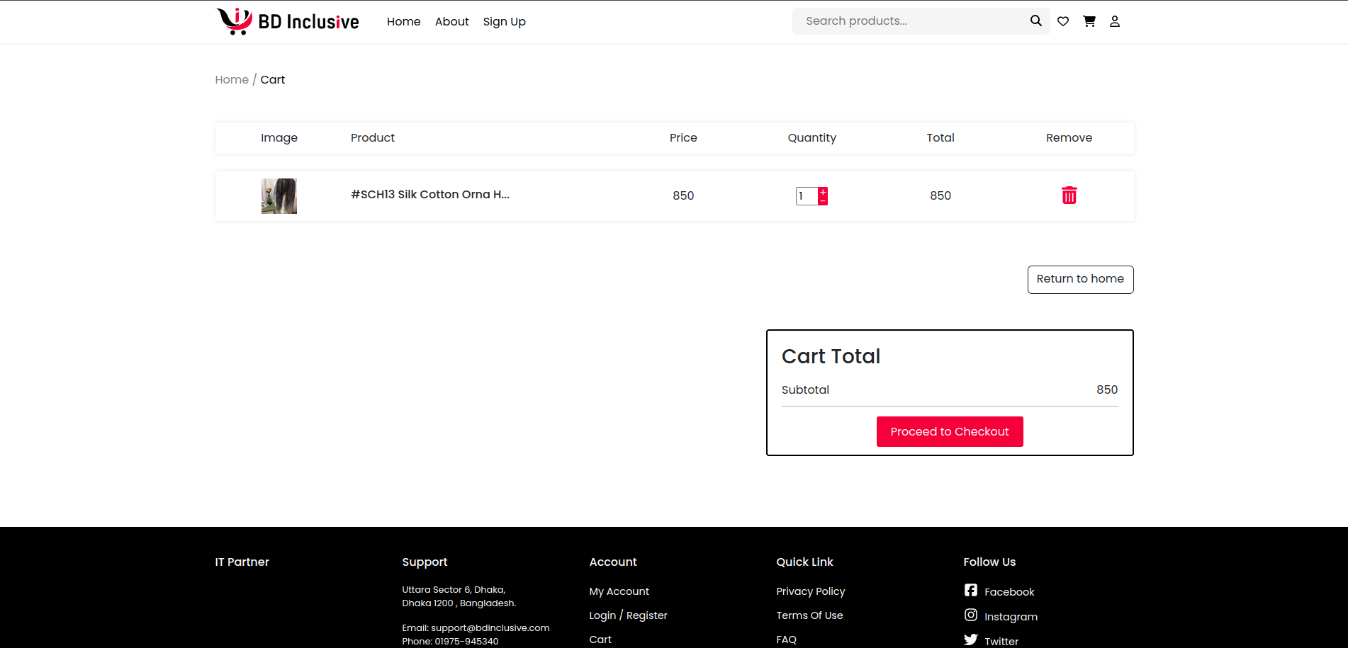 E-Commerce Platform screenshot 2