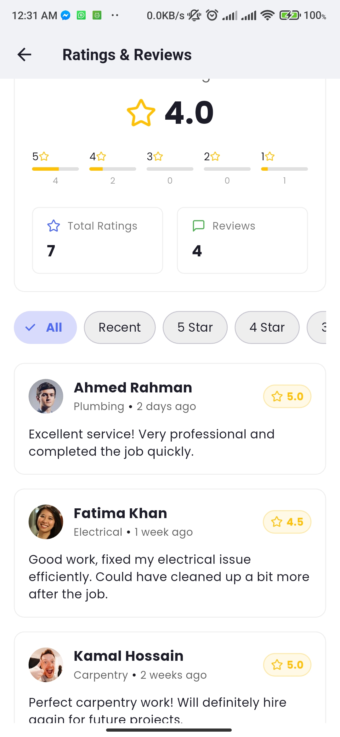Kormi Koi - Find Trusted Service Providers screenshot 3