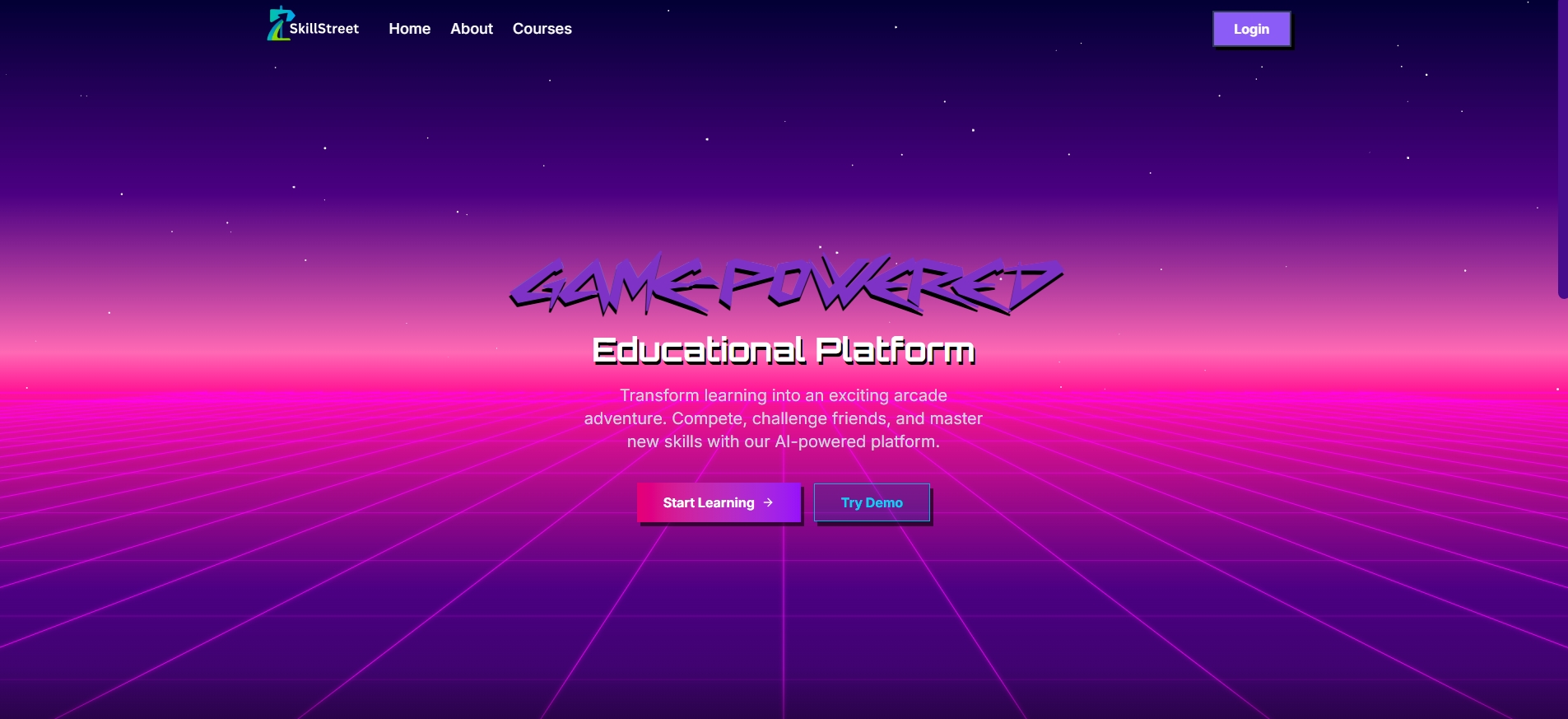 SkillStreet - GAME-POWERED | Educational Platform